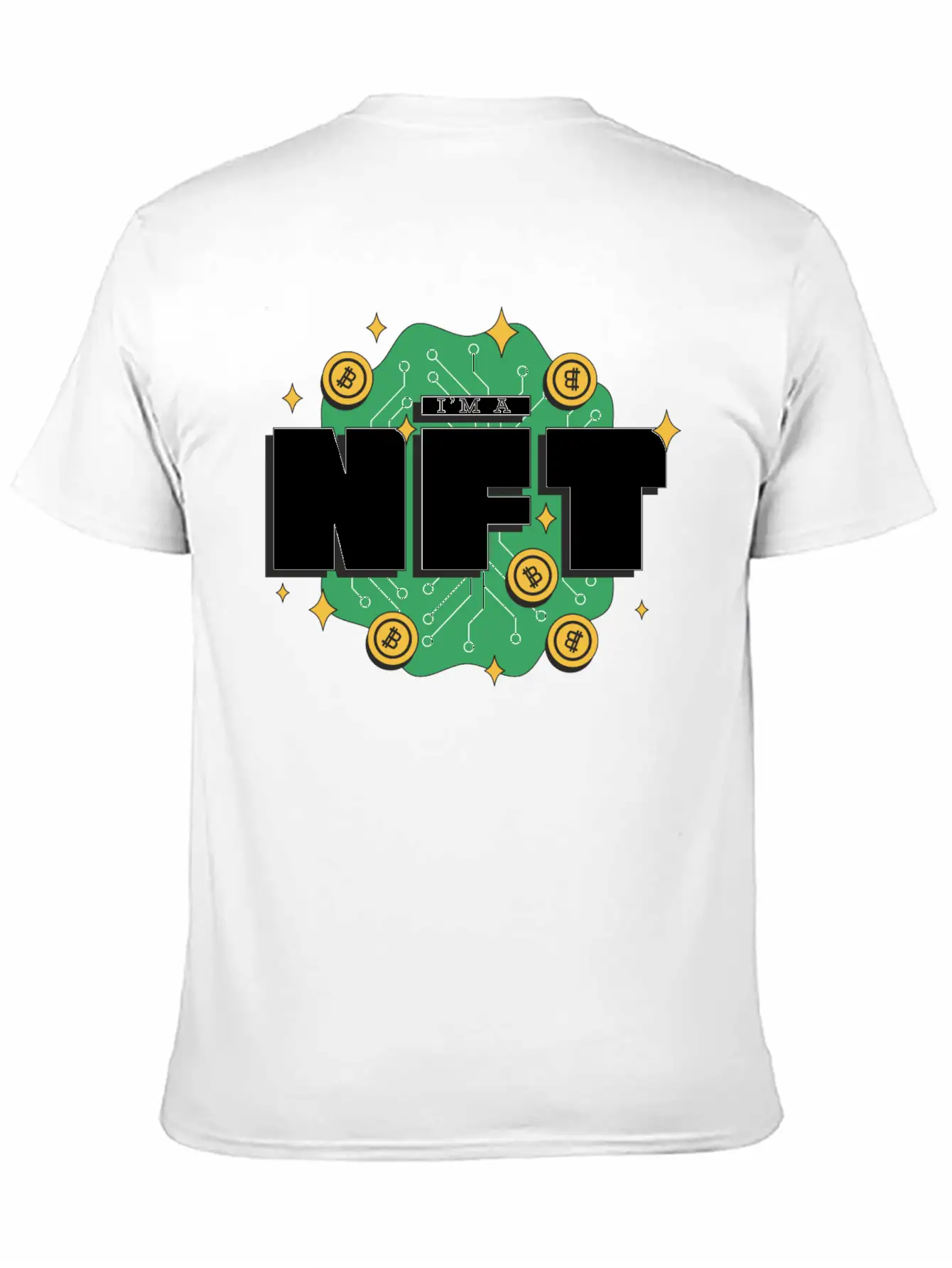 I`m A NFT Cool Metaverse Non Fungible Token Merch Stylish Everyday T-Shirt – Unisex Basic Cotton Tee