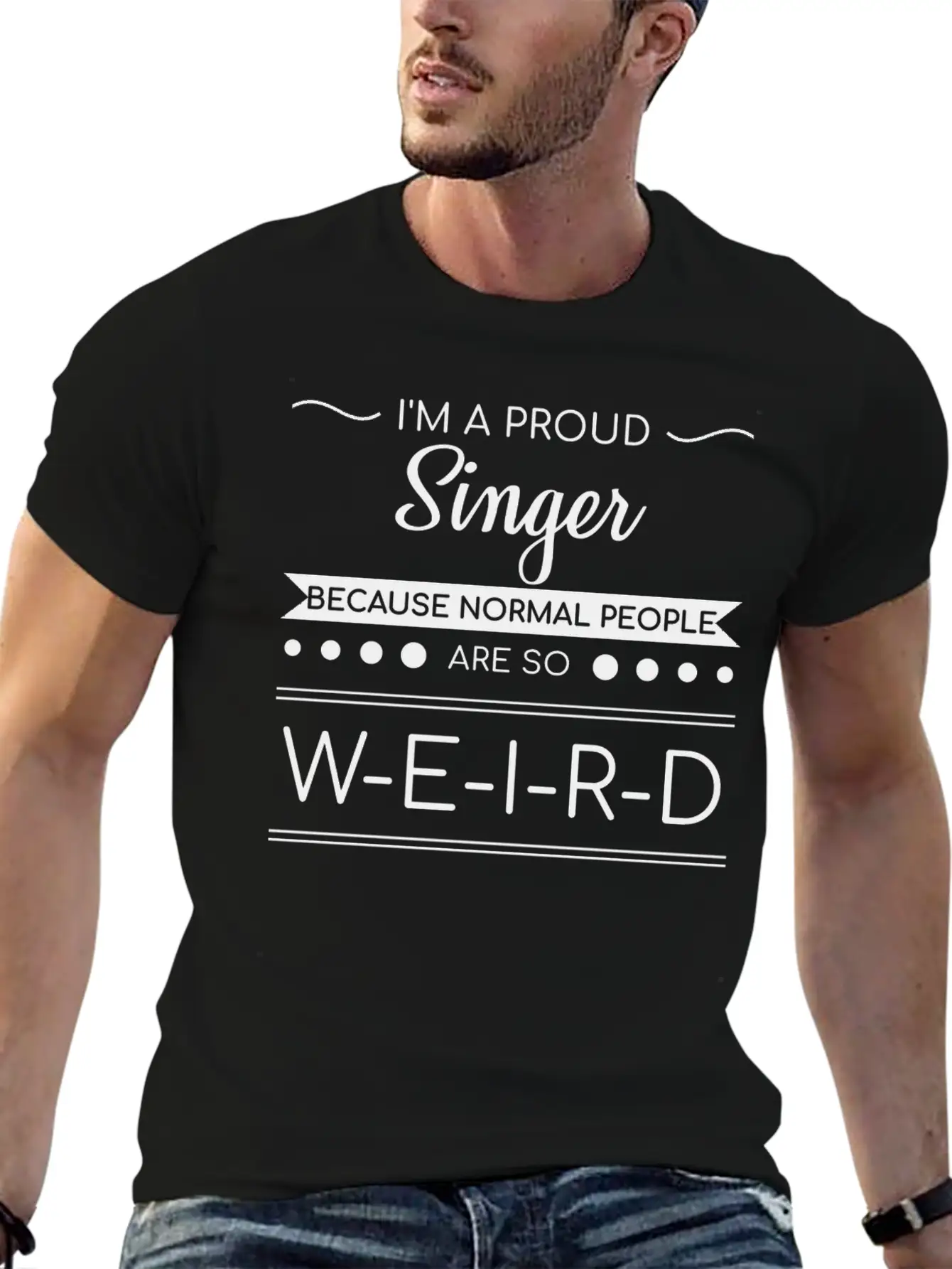 I'm A Proud Singer Funny Gift Timeless Short Sleeve Tee – Comfy And Minimalist Design