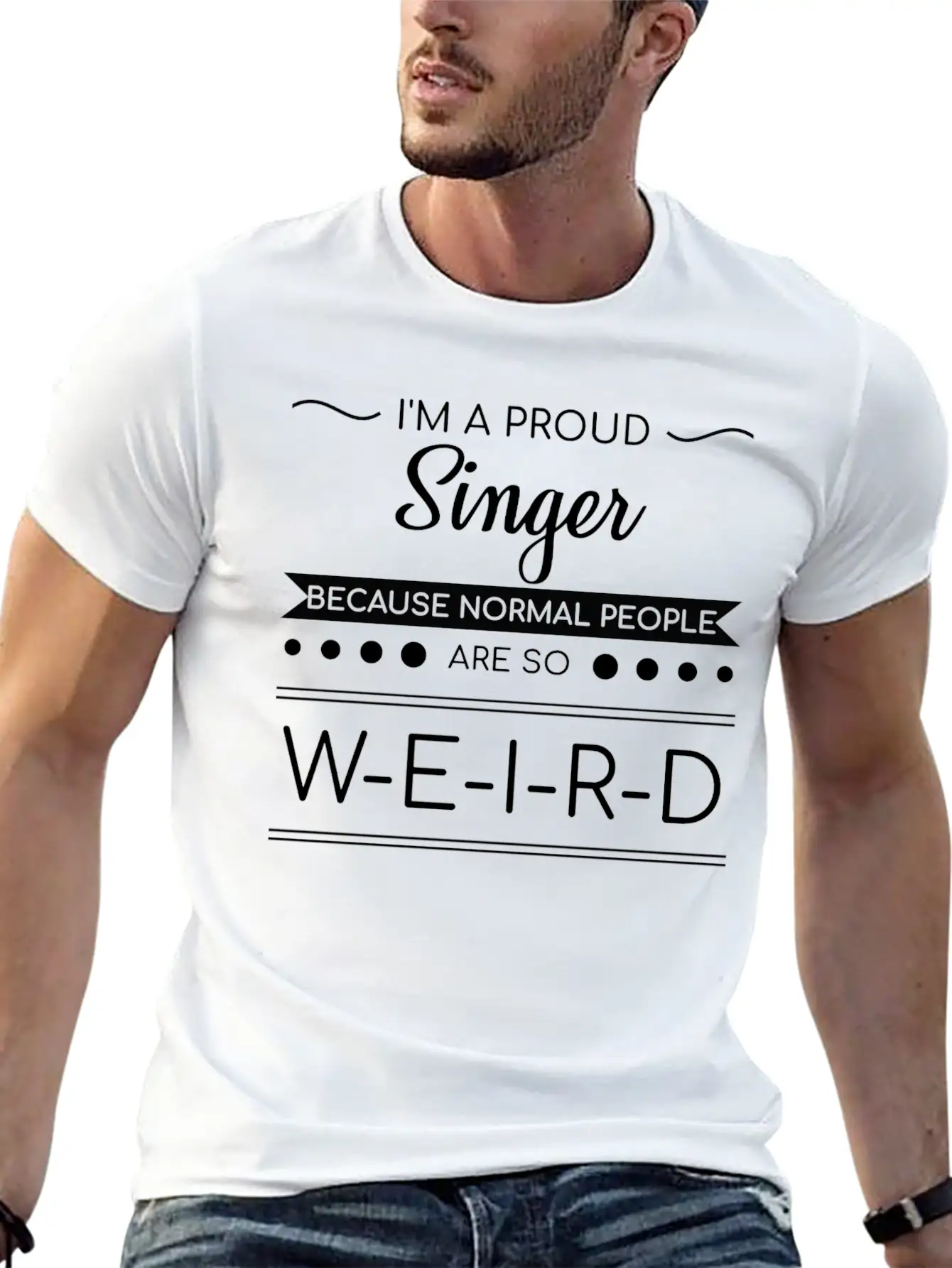 I'm A Proud Singer Funny Gift Timeless Short Sleeve Tee – Comfy And Minimalist Design