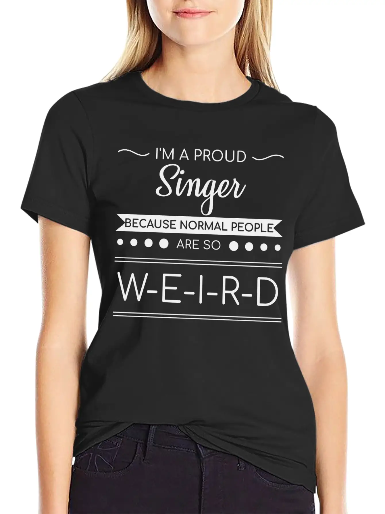 I'm A Proud Singer Funny Gift Timeless Short Sleeve Tee – Comfy And Minimalist Design