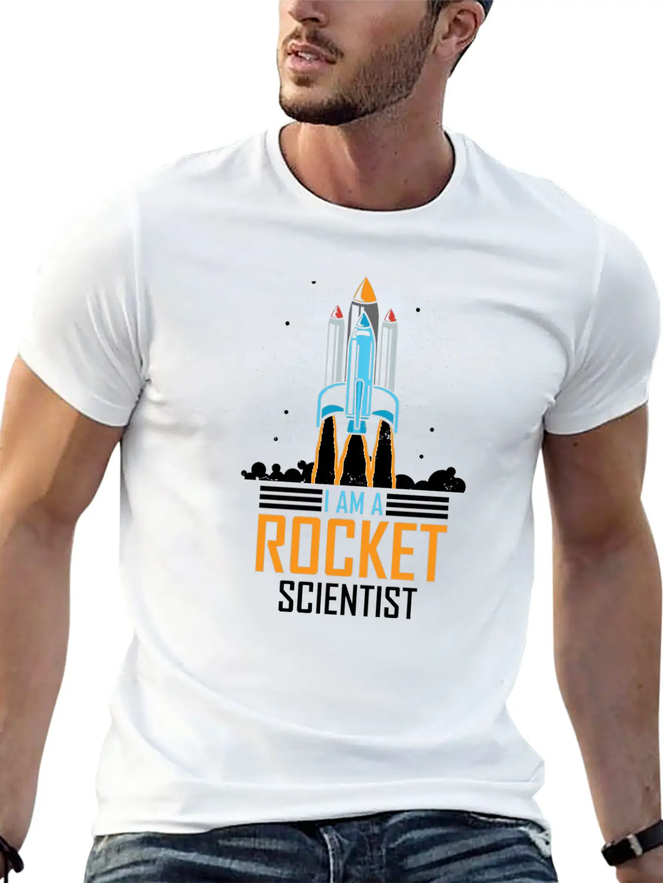 I'm A Rocket Scientist Aerospace Engineering Space Stylish Everyday T-Shirt – Unisex Basic Cotton Tee