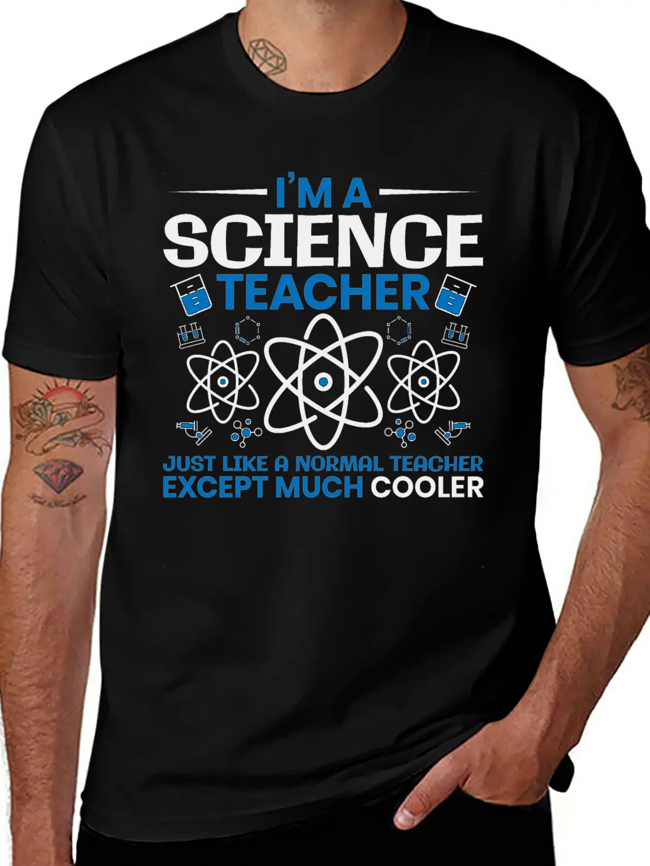 I'm A Science Teacher Just Like A Normal Teacher Essential Unisex Summer Tee – Soft Cotton Casual Fit