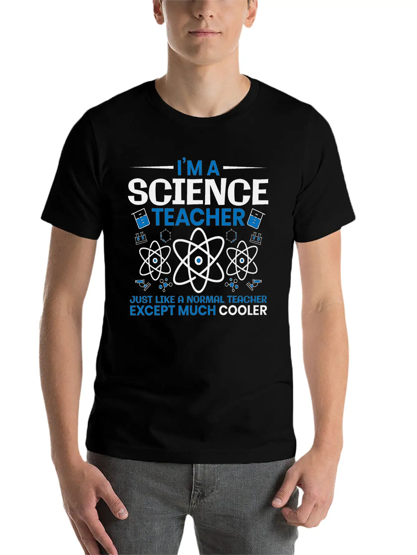 I'm A Science Teacher Just Like A Normal Teacher Essential Unisex Summer Tee – Soft Cotton Casual Fit