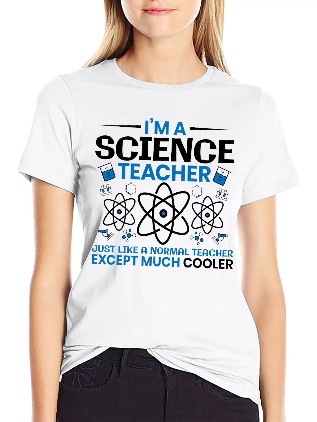 I'm A Science Teacher Just Like A Normal Teacher Essential Unisex Summer Tee – Soft Cotton Casual Fit