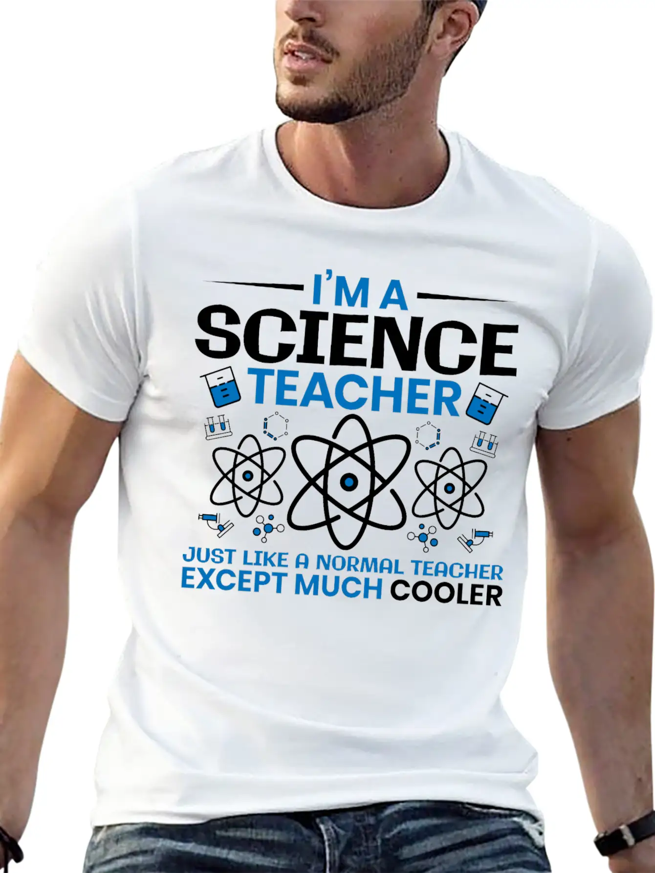 I'm A Science Teacher Just Like A Normal Teacher Essential Unisex Summer Tee – Soft Cotton Casual Fit