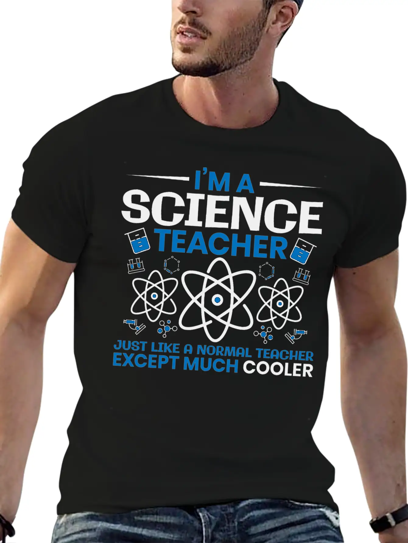 I'm A Science Teacher Just Like A Normal Teacher Essential Unisex Summer Tee – Soft Cotton Casual Fit