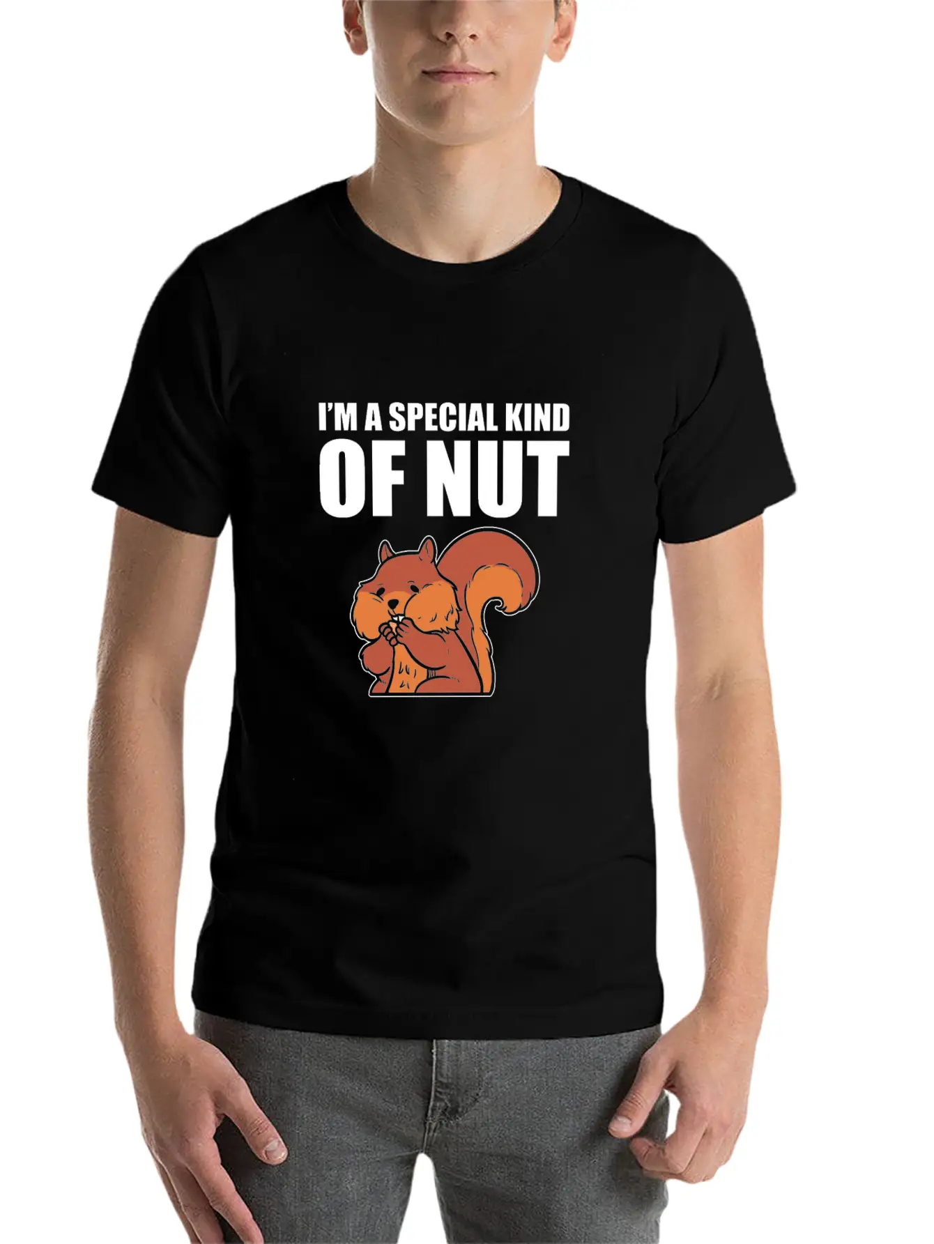 I'm A Special Kind Of Nut Squirrel Timeless Short Sleeve Tee – Comfy And Minimalist Design