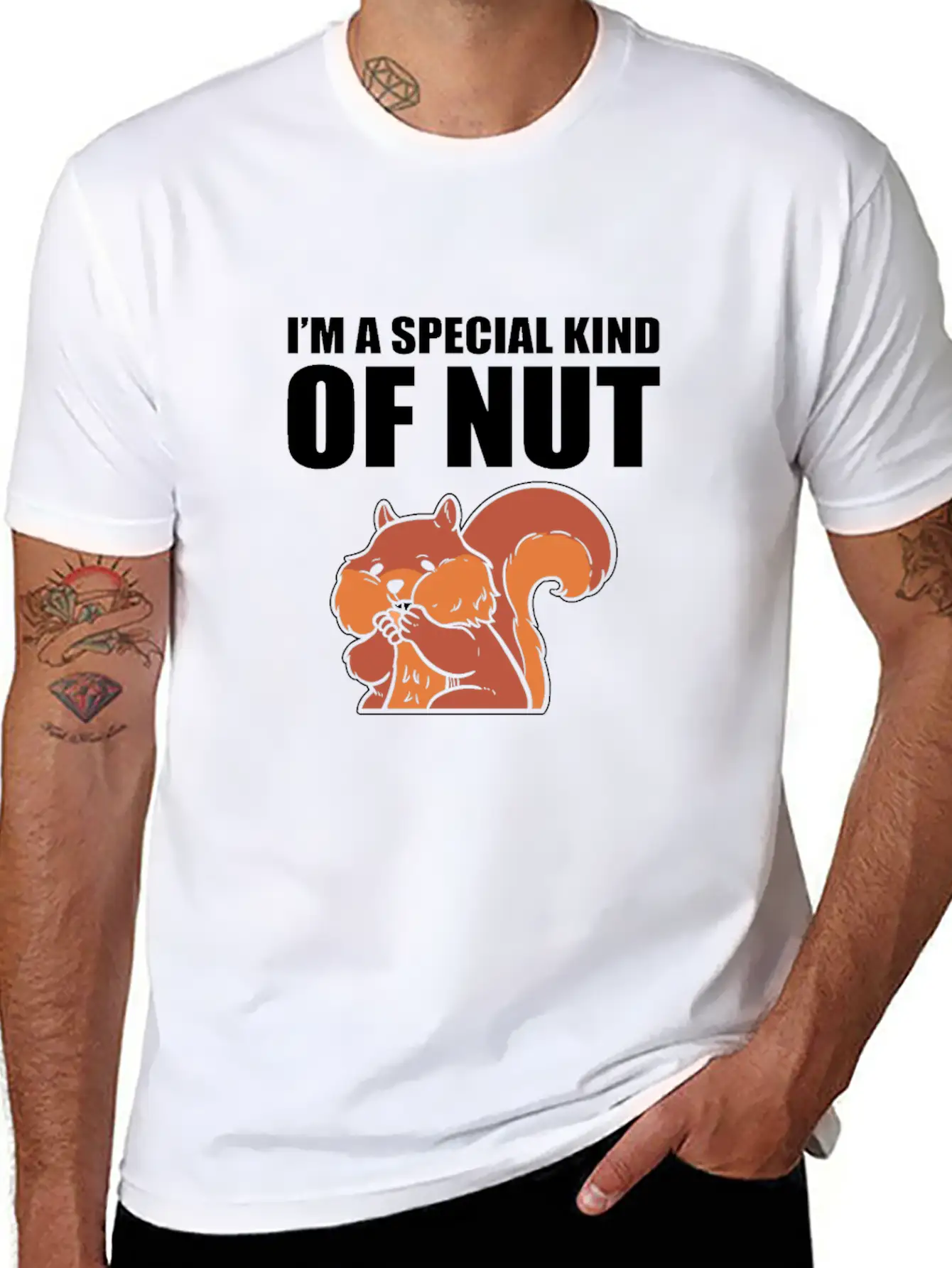 I'm A Special Kind Of Nut Squirrel Timeless Short Sleeve Tee – Comfy And Minimalist Design
