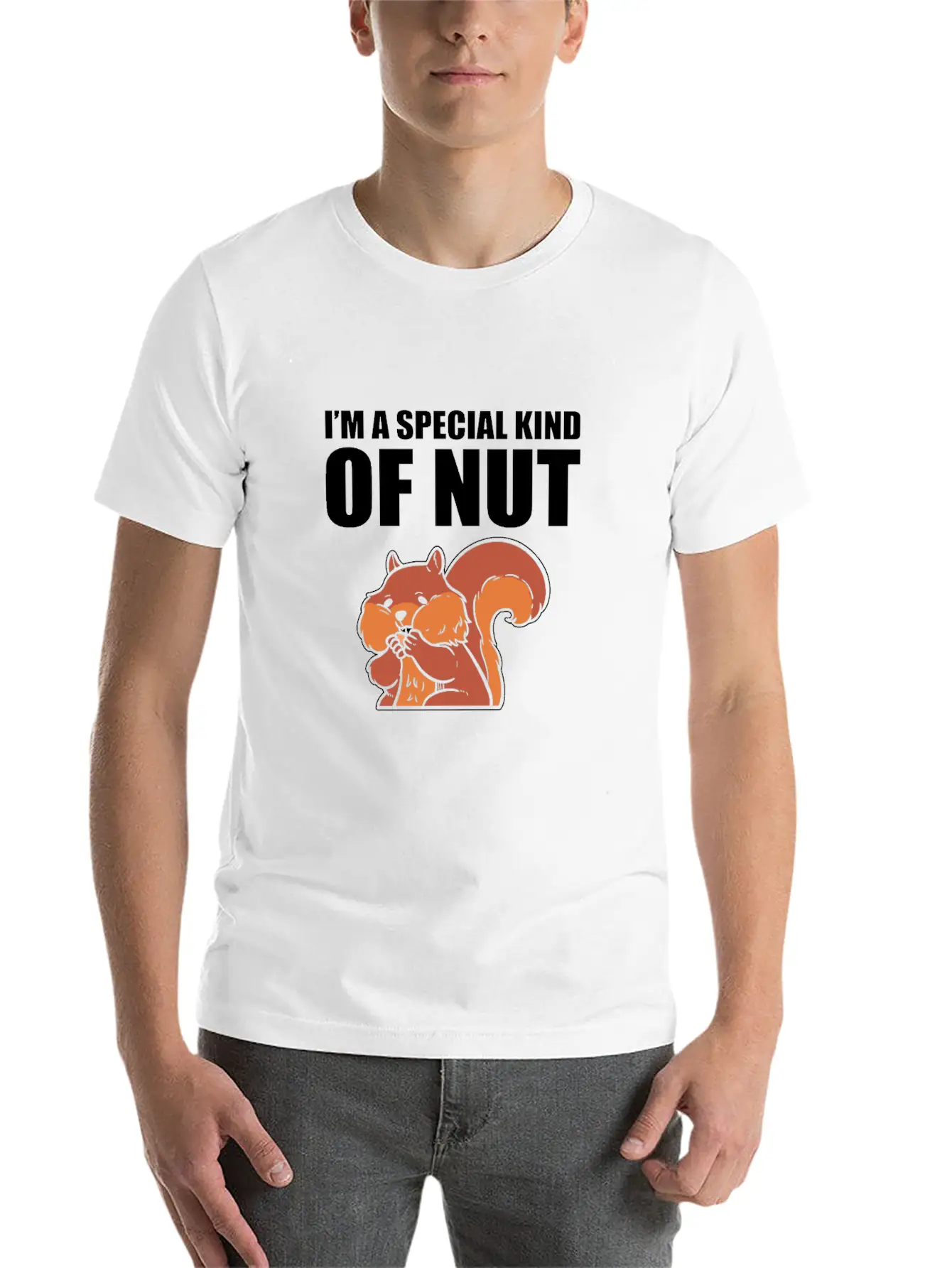 I'm A Special Kind Of Nut Squirrel Timeless Short Sleeve Tee – Comfy And Minimalist Design
