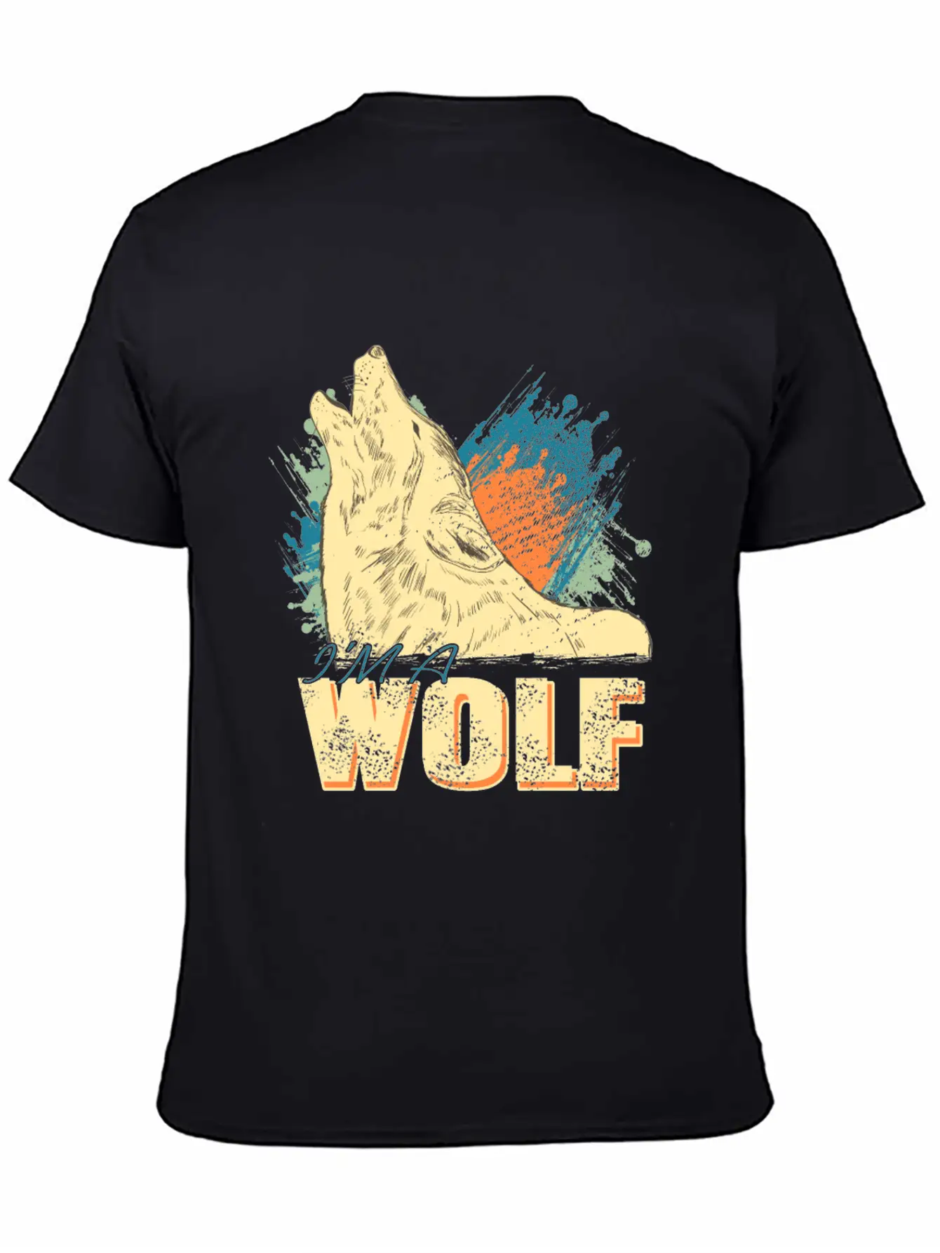 I'm A Wolf Unisex Short Sleeve Soft Cotton T-Shirt – Casual Everyday Wear