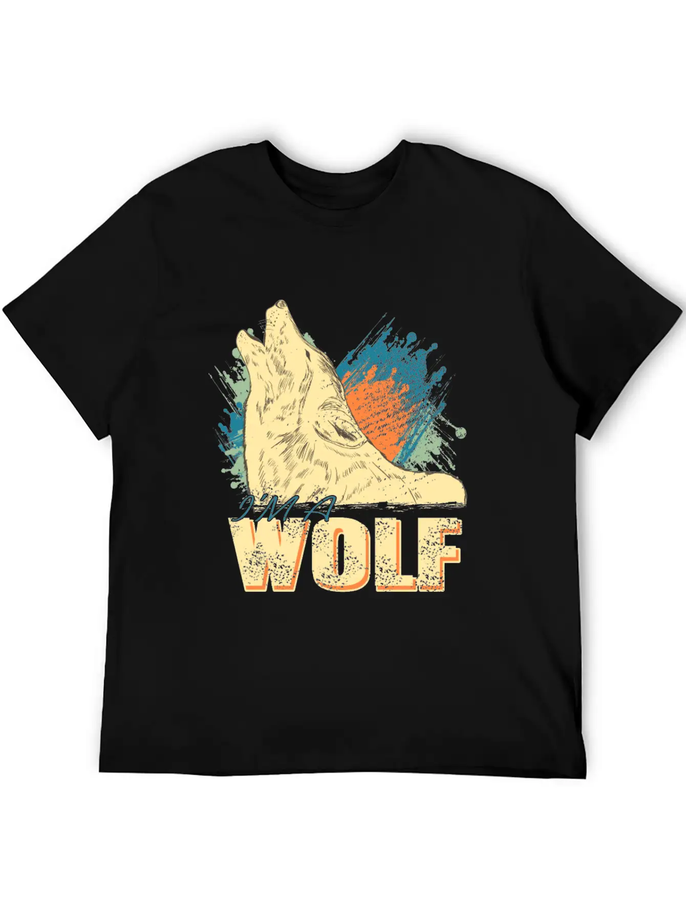 I'm A Wolf Unisex Short Sleeve Soft Cotton T-Shirt – Casual Everyday Wear