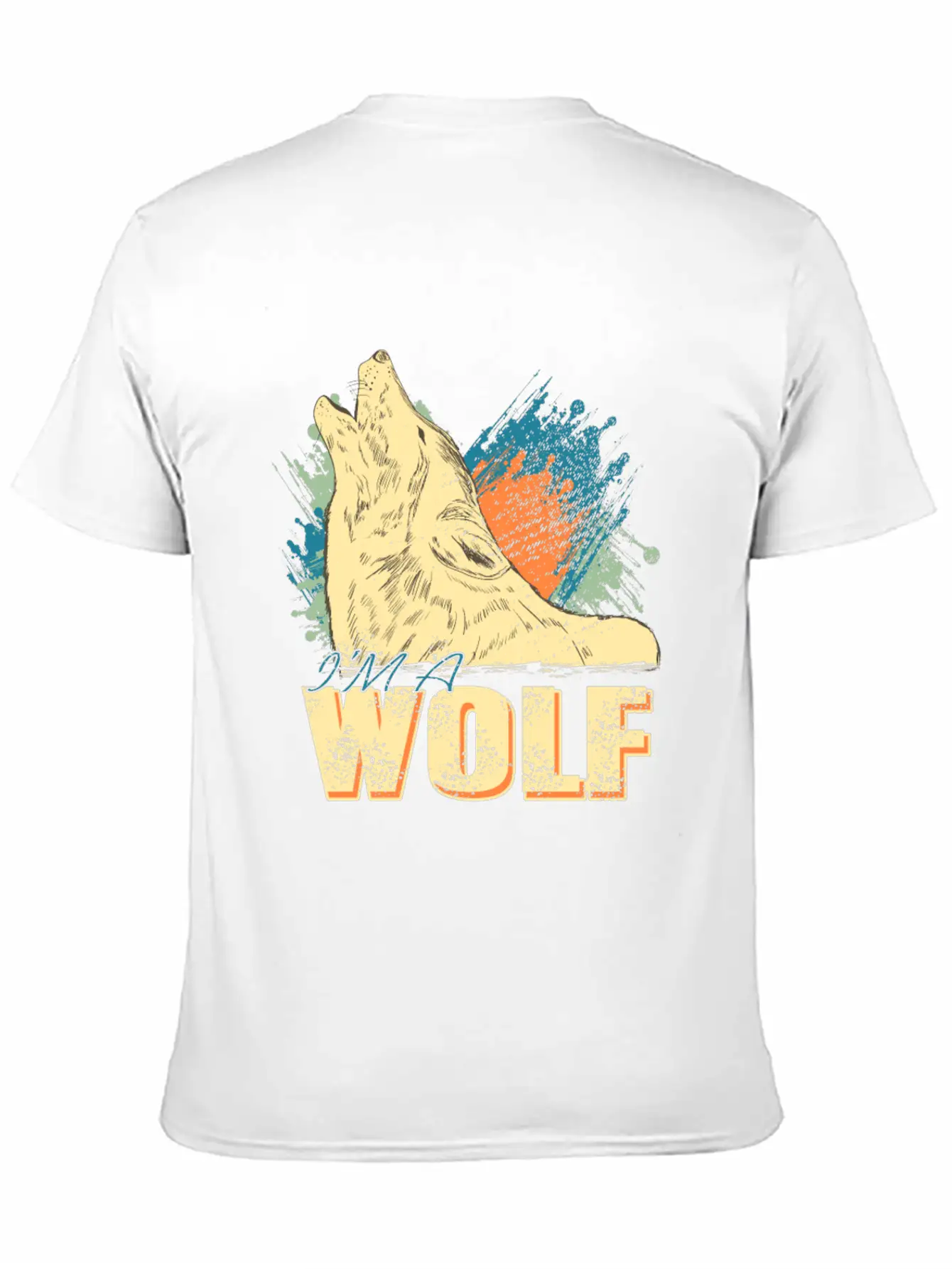 I'm A Wolf Unisex Short Sleeve Soft Cotton T-Shirt – Casual Everyday Wear