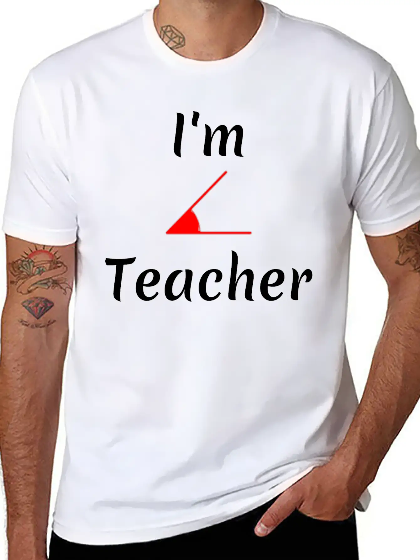 I"m Acute Teacher T-shirt Unisex Short Sleeve Soft Cotton T-Shirt – Casual Everyday Wear