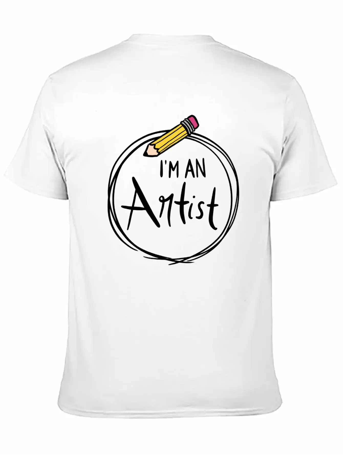 I'm An Artist: Pencil Edition Comfortable Minimalist Graphic Tee – Summer Style Essential