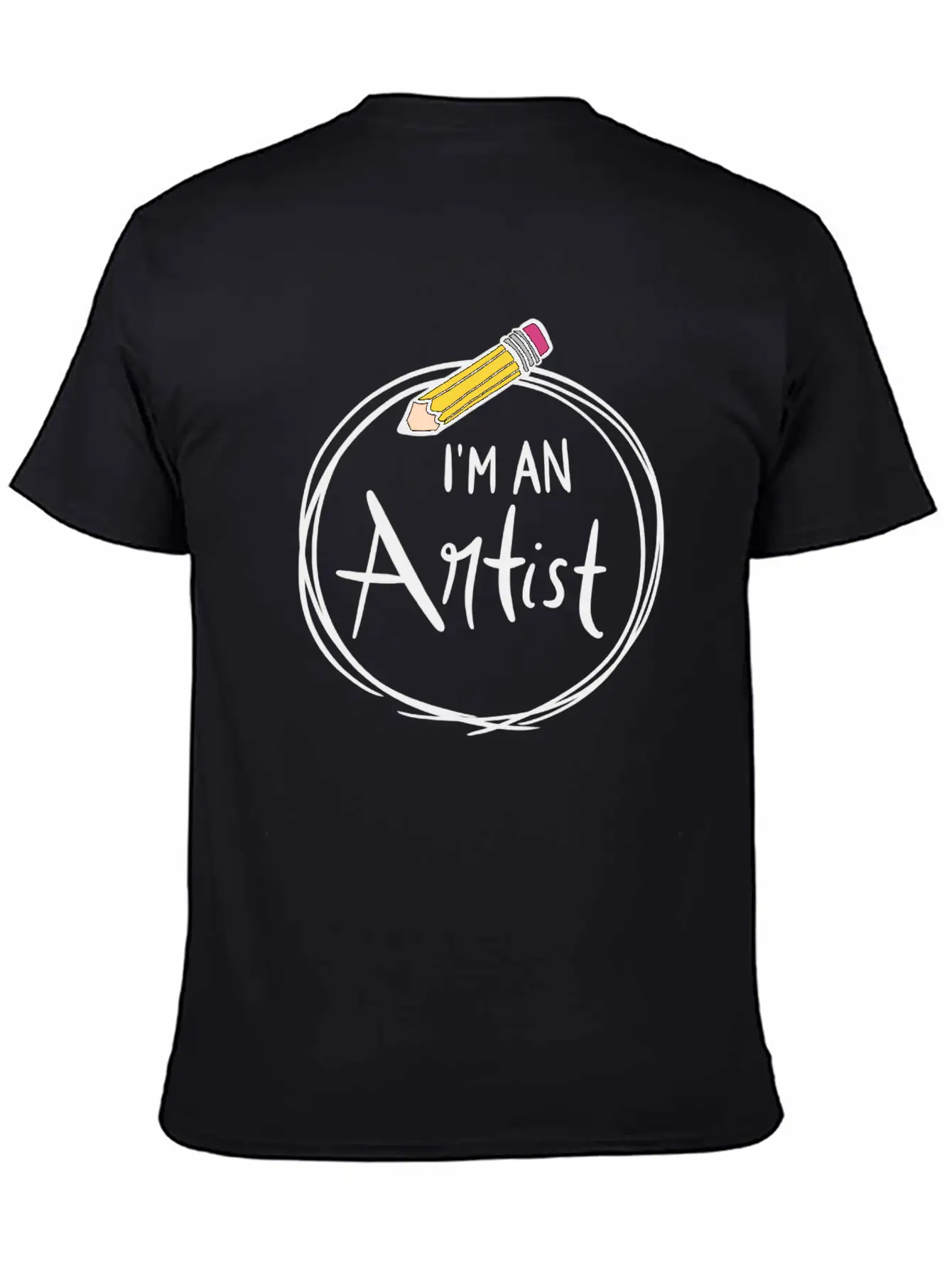 I'm An Artist: Pencil Edition Comfortable Minimalist Graphic Tee – Summer Style Essential