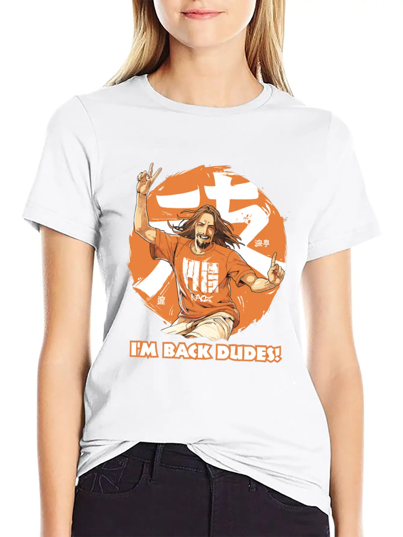 "I'm Back, Dudes!" - Contemporary Jesus Dude Stylish Everyday T-Shirt – Unisex Basic Cotton Tee