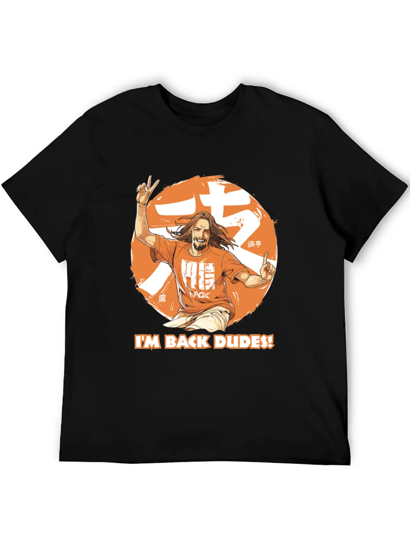 "I'm Back, Dudes!" - Contemporary Jesus Dude Stylish Everyday T-Shirt – Unisex Basic Cotton Tee