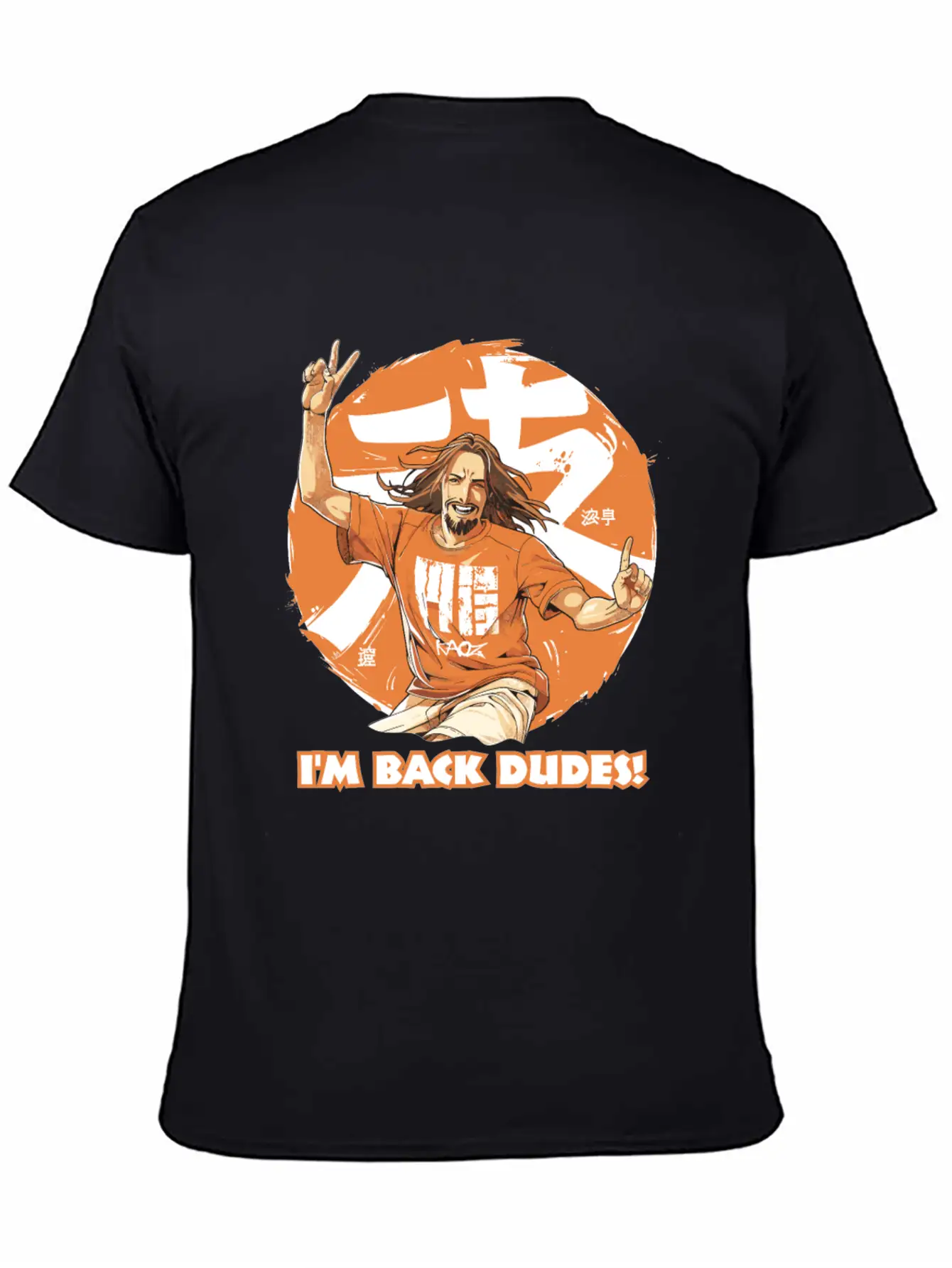 "I'm Back, Dudes!" - Contemporary Jesus Dude Stylish Everyday T-Shirt – Unisex Basic Cotton Tee