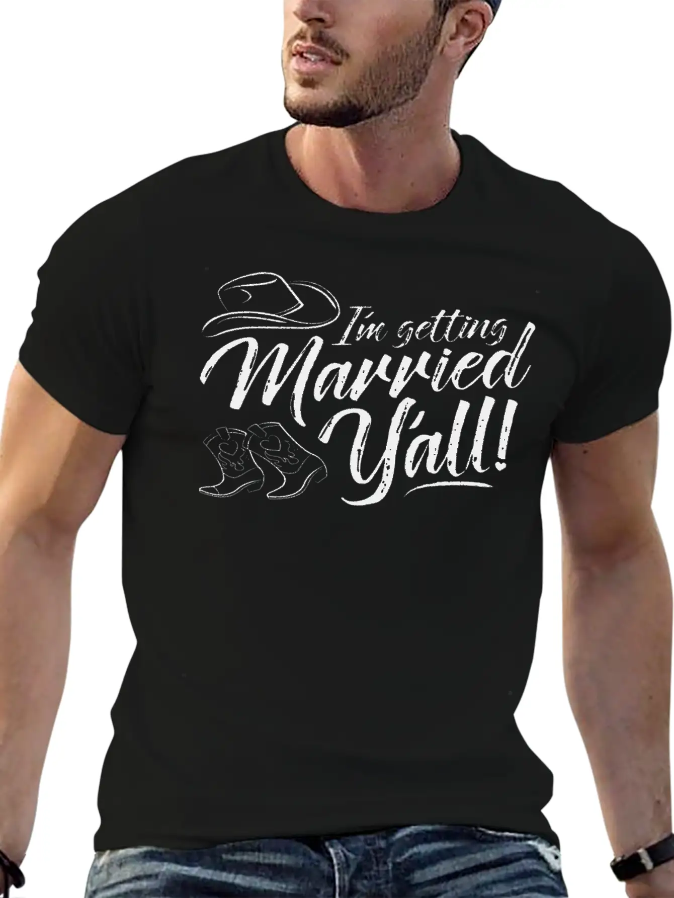 I'm Getting Married Y'all , Wedding Shower S, Brid Stylish Everyday T-Shirt – Unisex Basic Cotton Tee