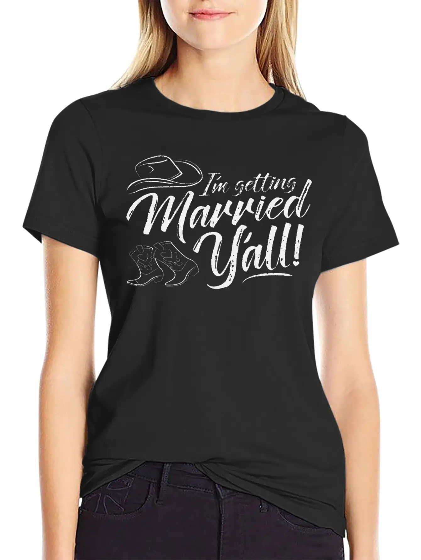I'm Getting Married Y'all , Wedding Shower S, Brid Stylish Everyday T-Shirt – Unisex Basic Cotton Tee