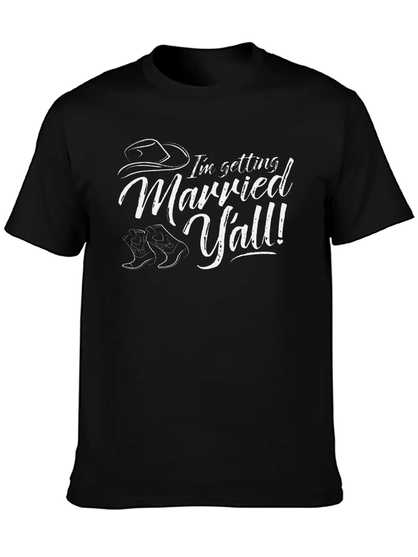 I'm Getting Married Y'all , Wedding Shower S, Brid Stylish Everyday T-Shirt – Unisex Basic Cotton Tee