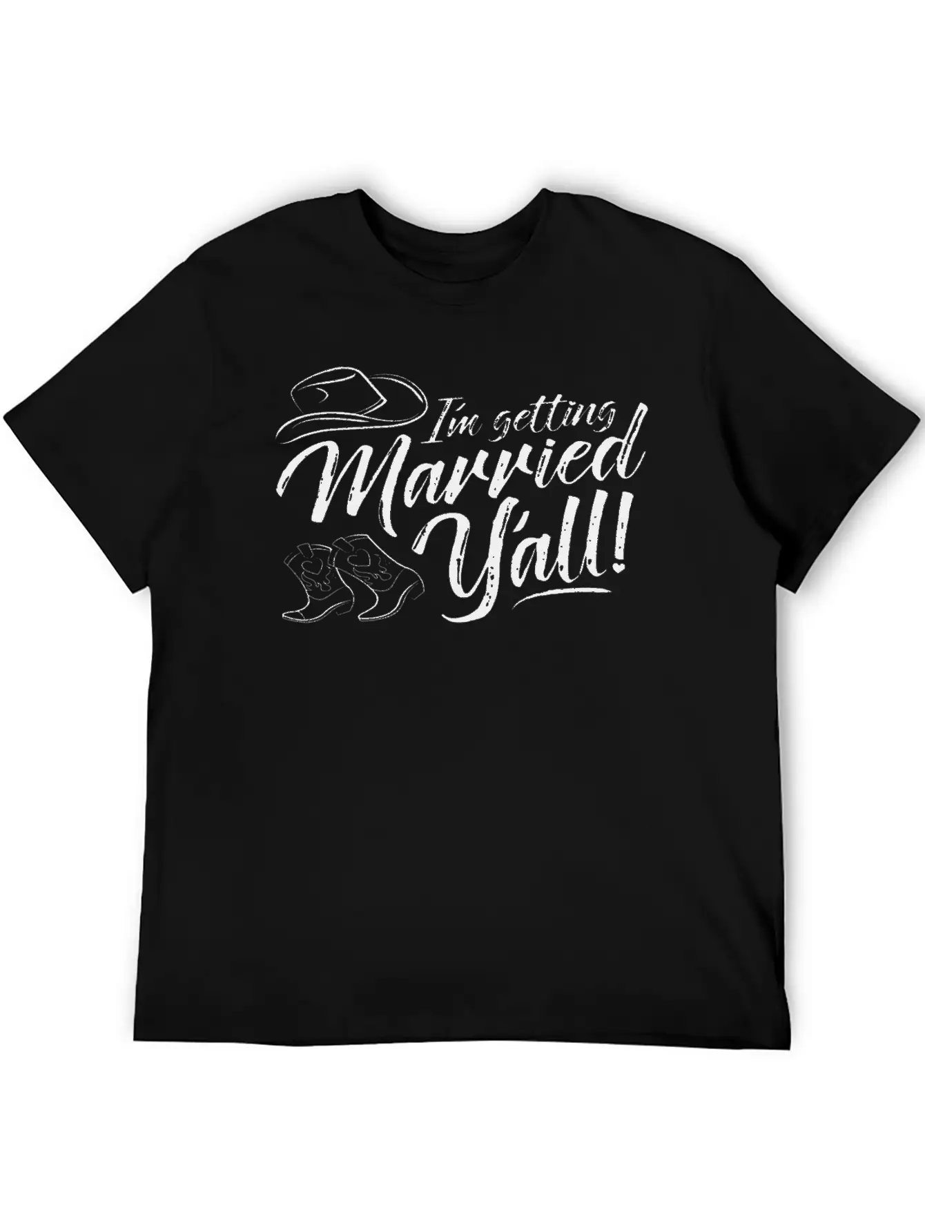 I'm Getting Married Y'all , Wedding Shower S, Brid Stylish Everyday T-Shirt – Unisex Basic Cotton Tee