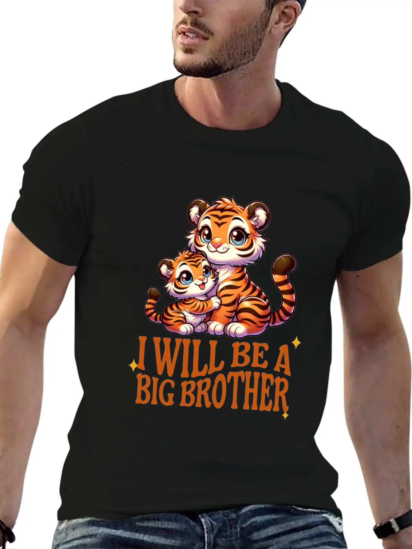 I'm Going To Be A Big Brother Sweet Tigers, Timeless Short Sleeve Tee – Comfy And Minimalist Design