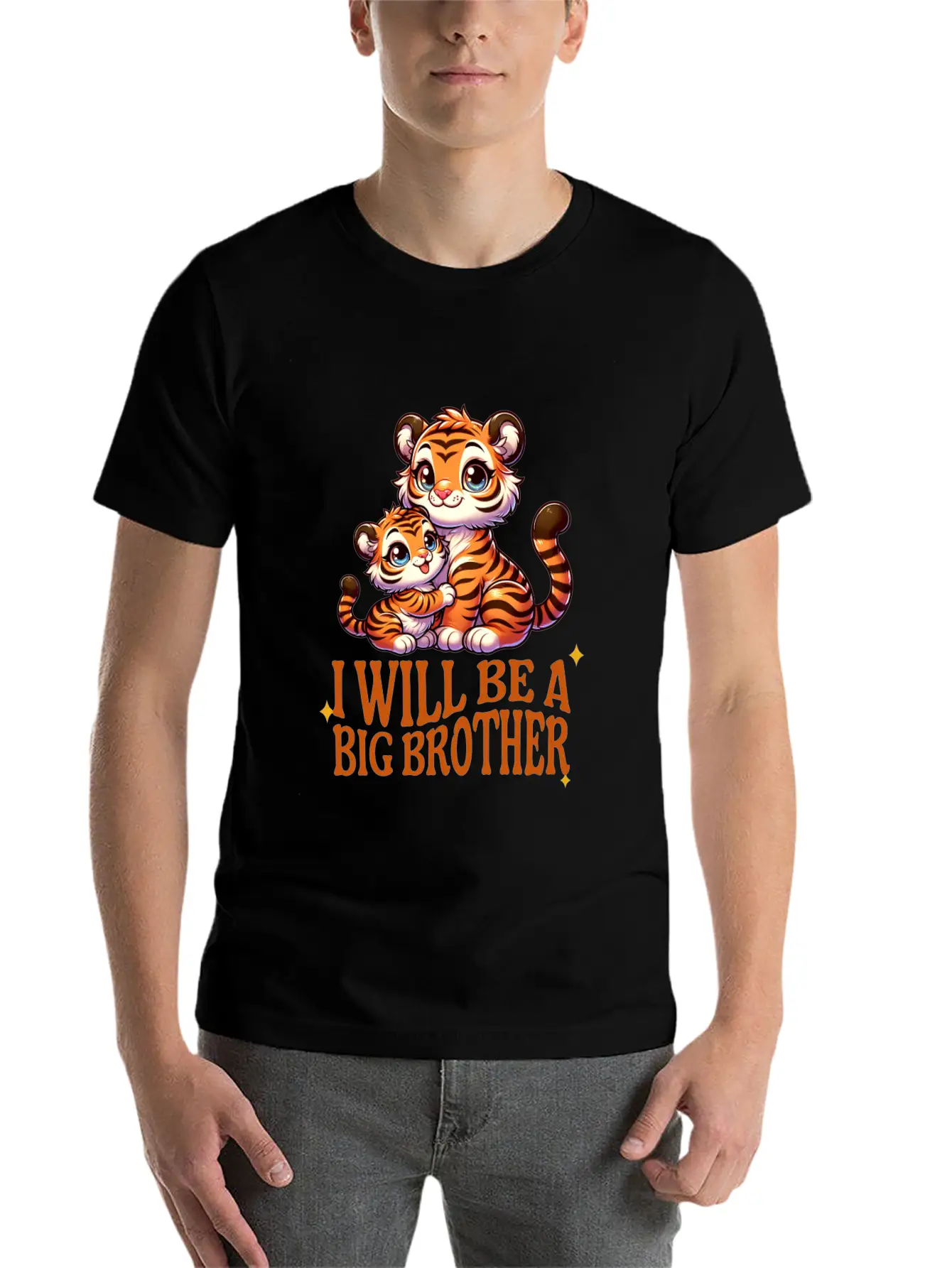I'm Going To Be A Big Brother Sweet Tigers, Timeless Short Sleeve Tee – Comfy And Minimalist Design