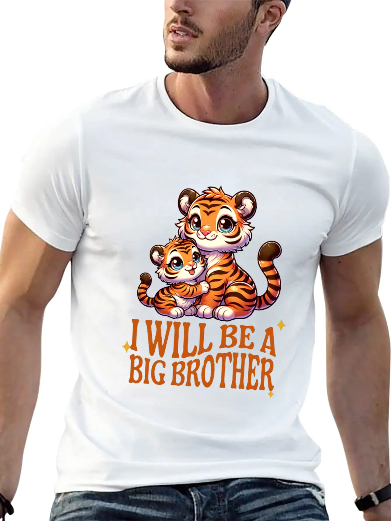 I'm Going To Be A Big Brother Sweet Tigers, Timeless Short Sleeve Tee – Comfy And Minimalist Design