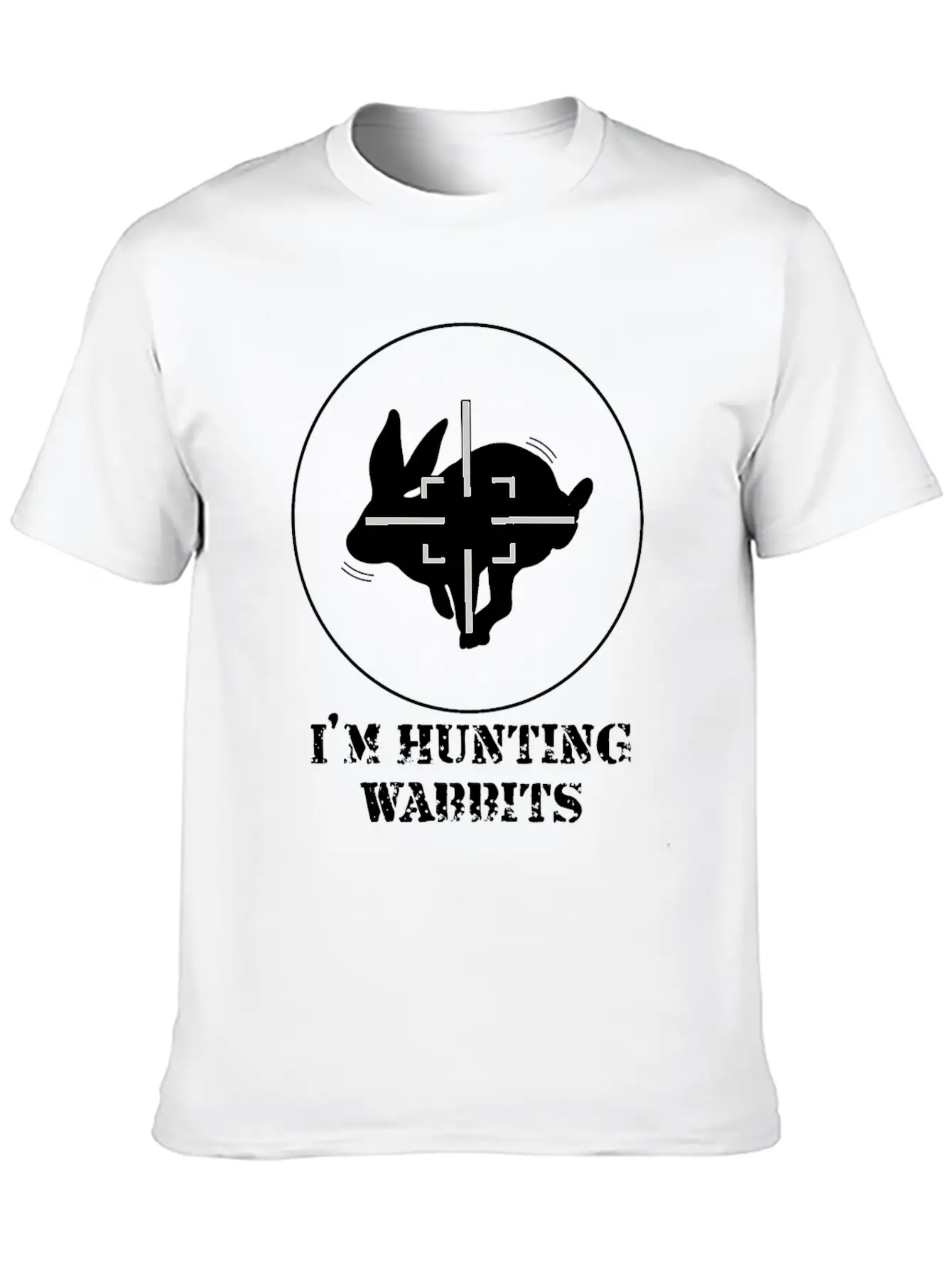 I'M HUNTING WABBITS CUTE FUNNY RABBIT LOVE RUNNING Timeless Short Sleeve Tee – Comfy And Minimalist Design