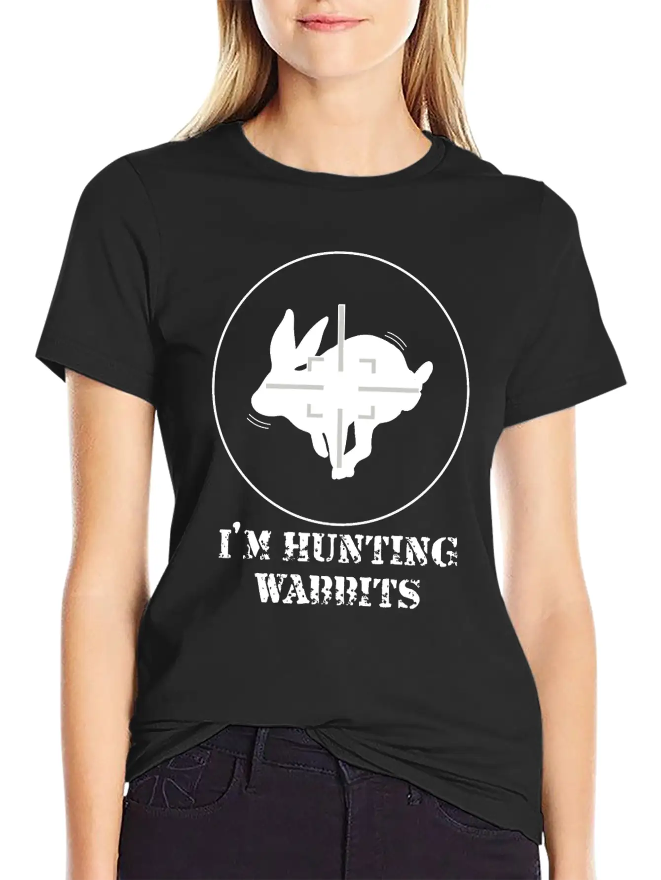 I'M HUNTING WABBITS CUTE FUNNY RABBIT LOVE RUNNING Timeless Short Sleeve Tee – Comfy And Minimalist Design