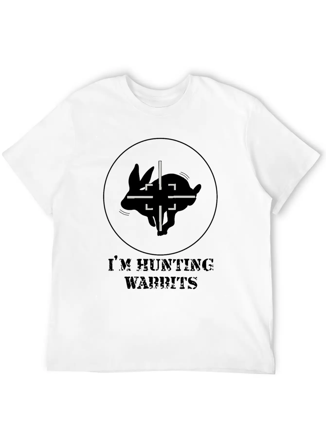 I'M HUNTING WABBITS CUTE FUNNY RABBIT LOVE RUNNING Timeless Short Sleeve Tee – Comfy And Minimalist Design