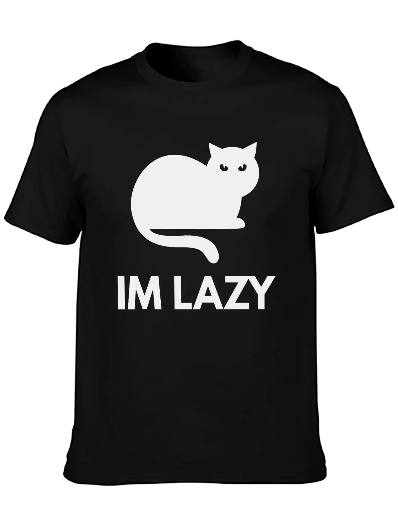 Im Lazy Essential Unisex Summer Tee – Soft Cotton Casual Fit