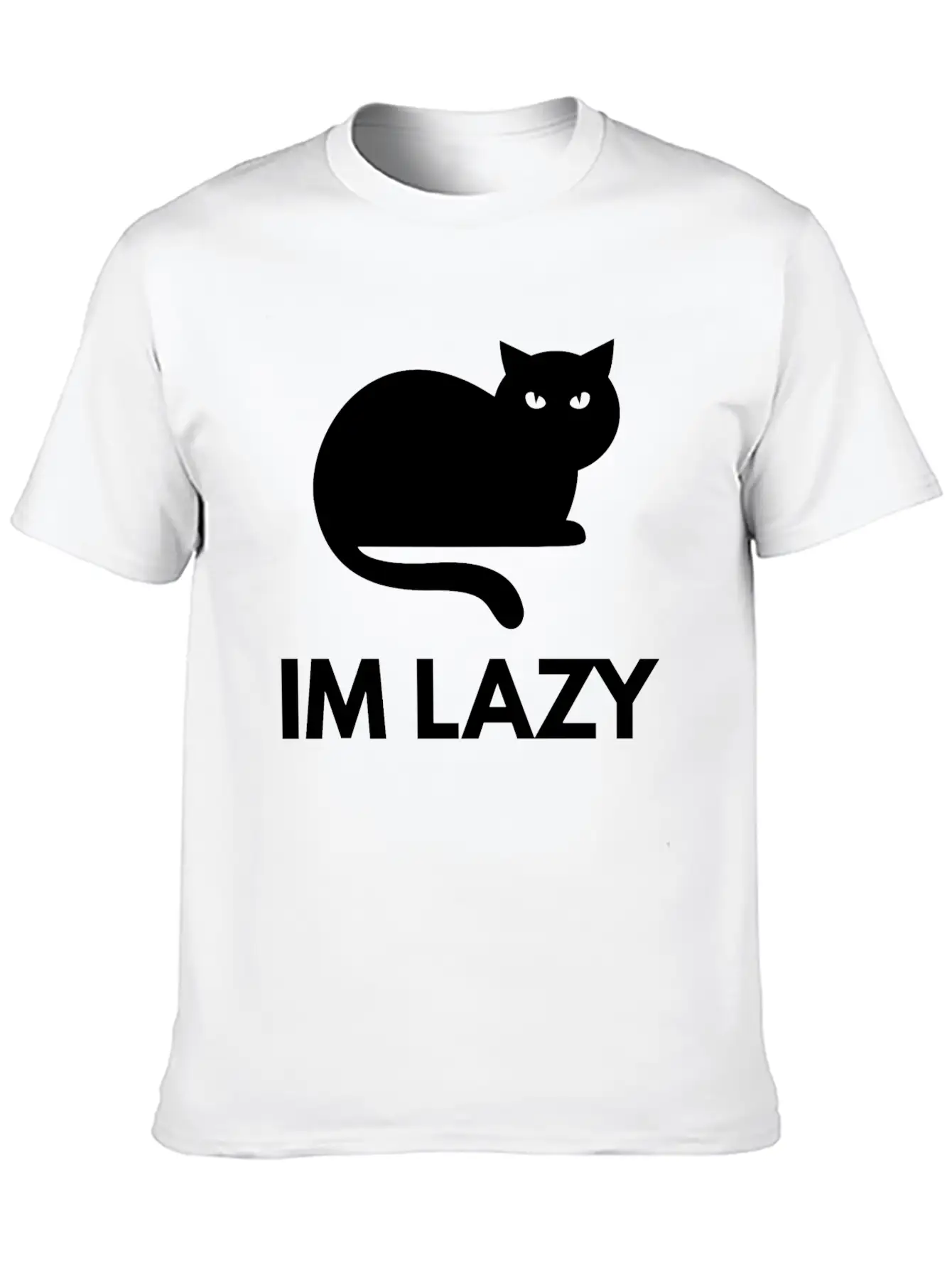 Im Lazy Essential Unisex Summer Tee – Soft Cotton Casual Fit