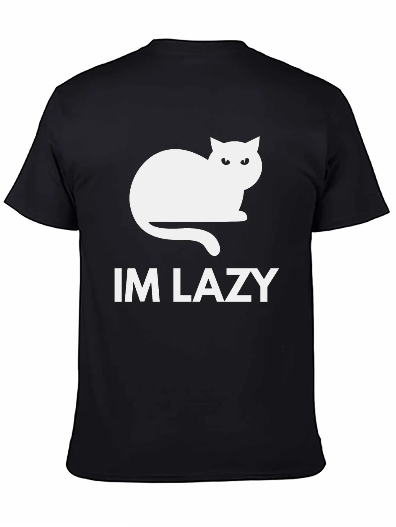 Im Lazy Essential Unisex Summer Tee – Soft Cotton Casual Fit