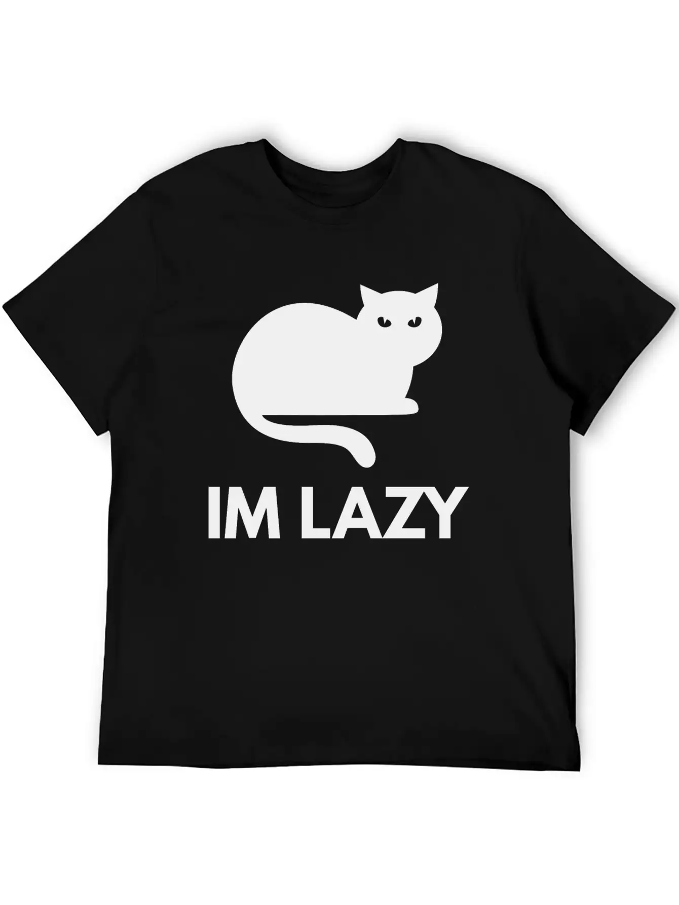 Im Lazy Essential Unisex Summer Tee – Soft Cotton Casual Fit