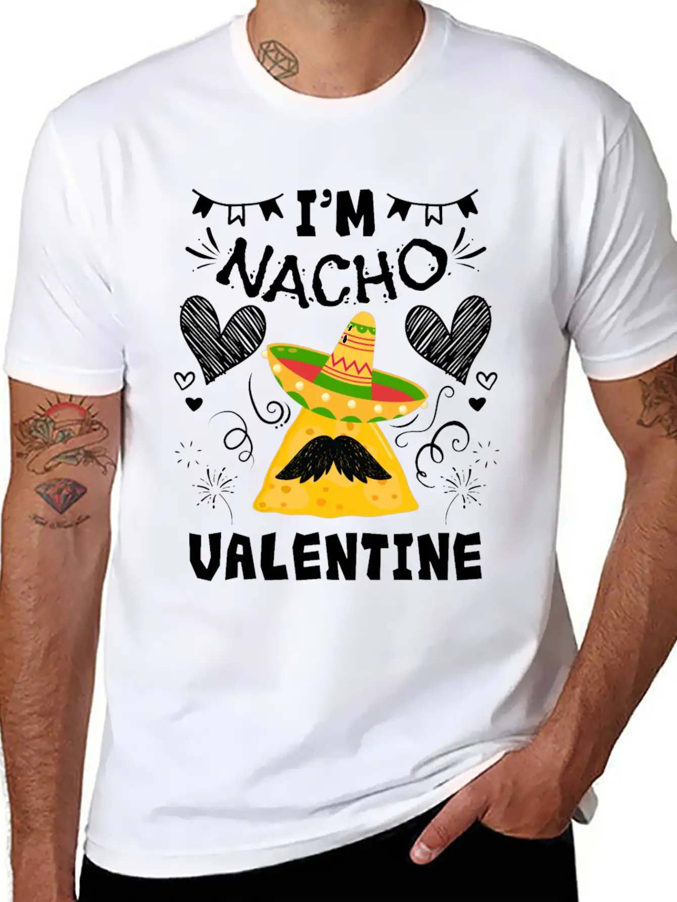 I'm Nacho Valentine Valentine V-Day Stylish Everyday T-Shirt – Unisex Basic Cotton Tee