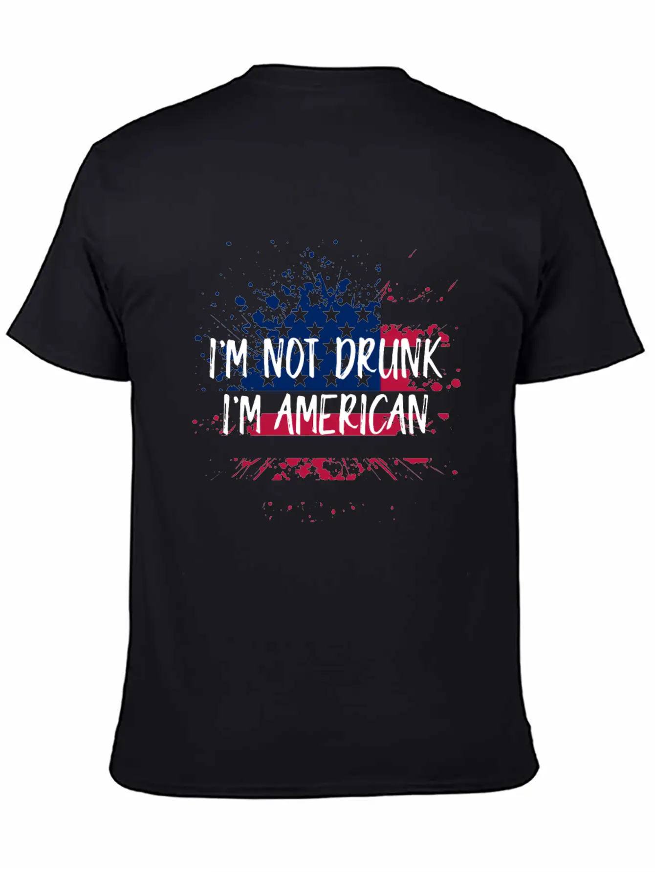 I'm Not Drunk I'm American 4th Of July Timeless Short Sleeve Tee – Comfy And Minimalist Design