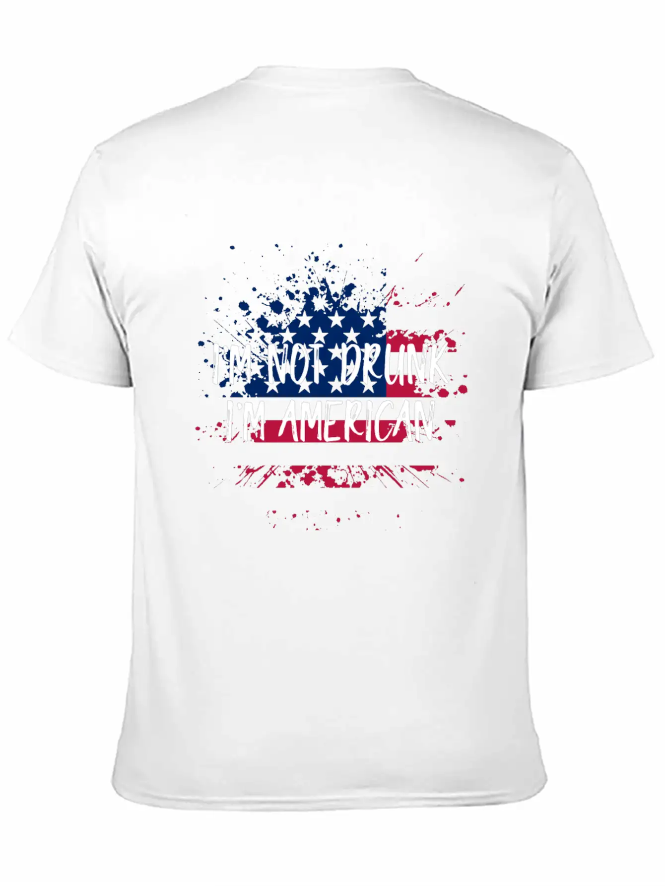 I'm Not Drunk I'm American 4th Of July Timeless Short Sleeve Tee – Comfy And Minimalist Design