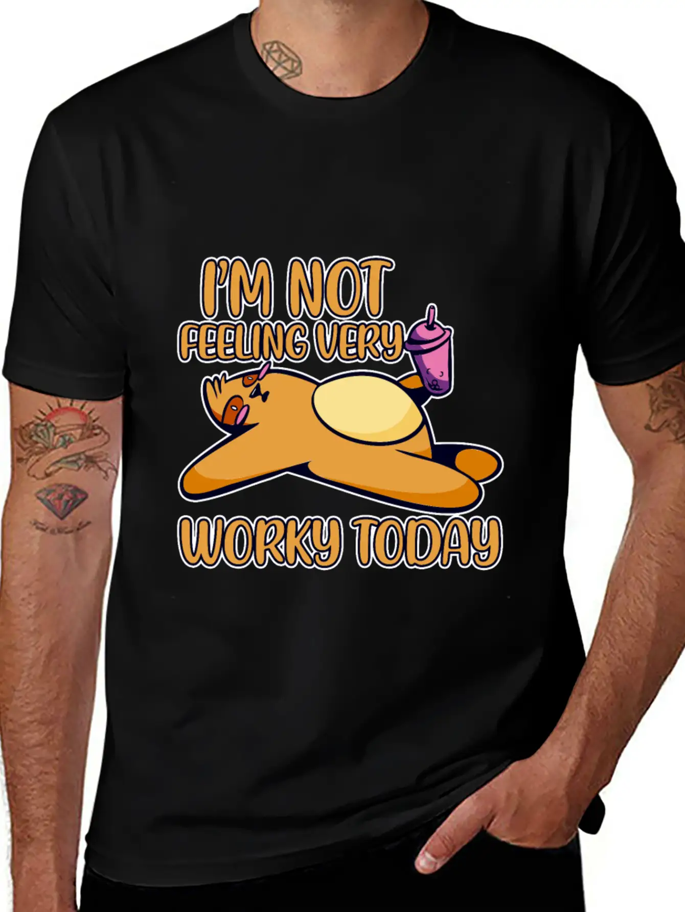 I'm Not Feeling Very Worky Today 2 Timeless Short Sleeve Tee – Comfy And Minimalist Design