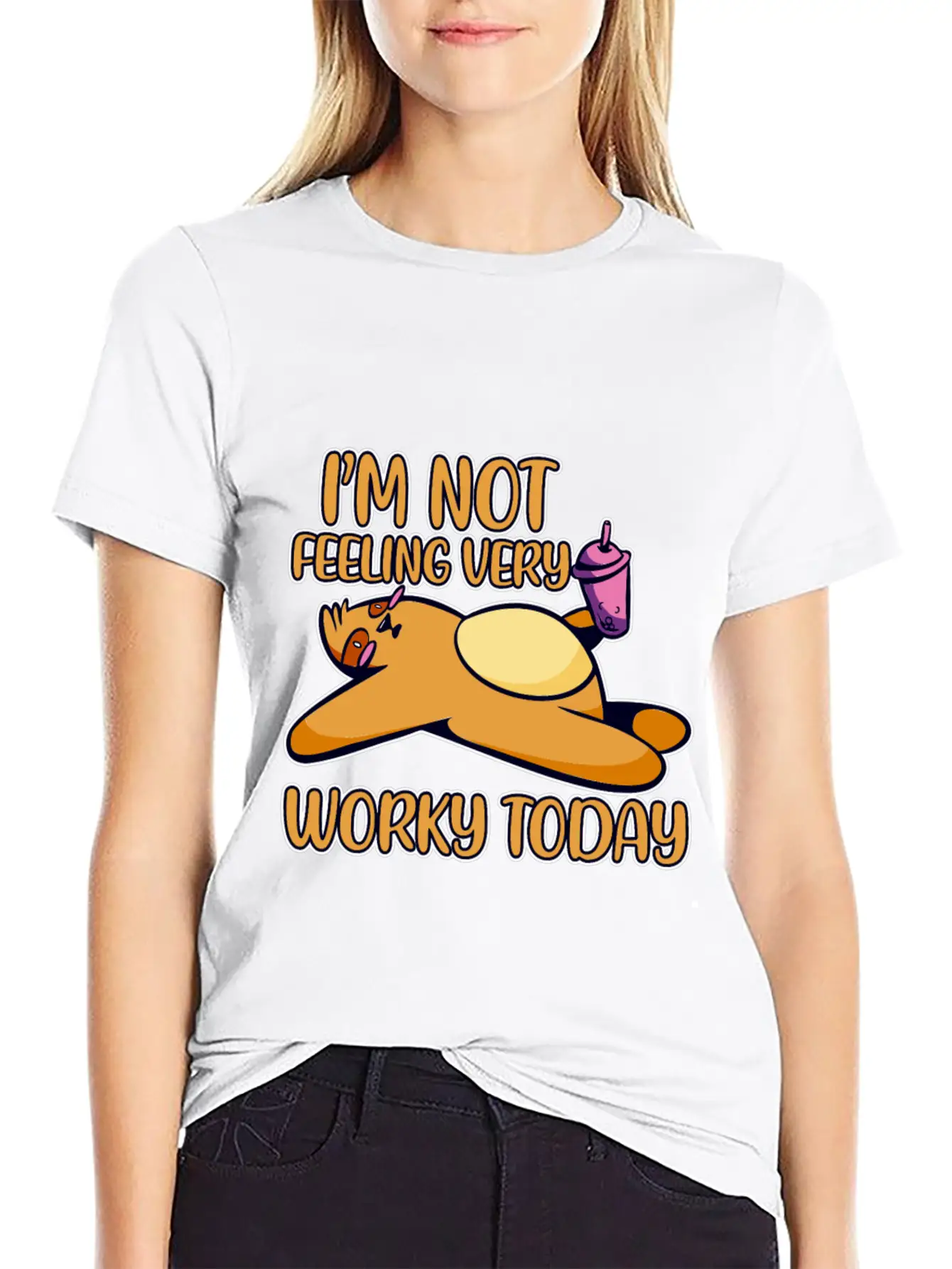 I'm Not Feeling Very Worky Today 2 Timeless Short Sleeve Tee – Comfy And Minimalist Design