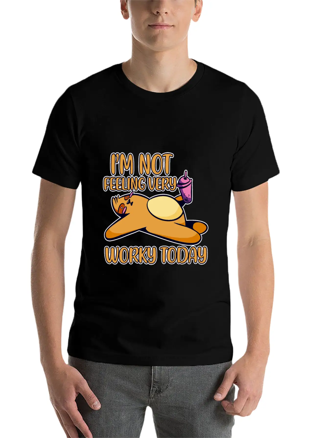 I'm Not Feeling Very Worky Today 2 Timeless Short Sleeve Tee – Comfy And Minimalist Design