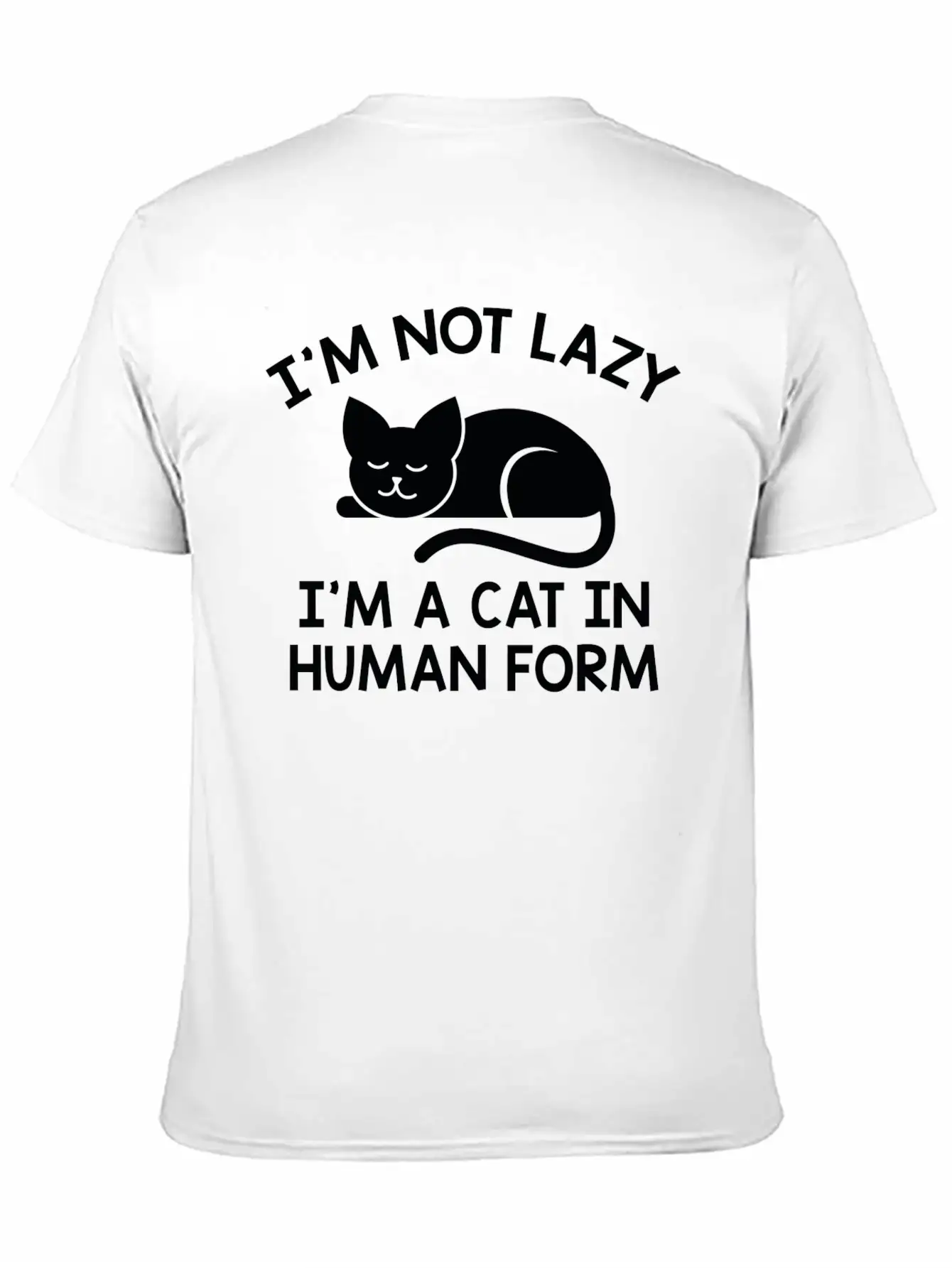 I'm Not Lazy Stylish Everyday T-Shirt – Unisex Basic Cotton Tee