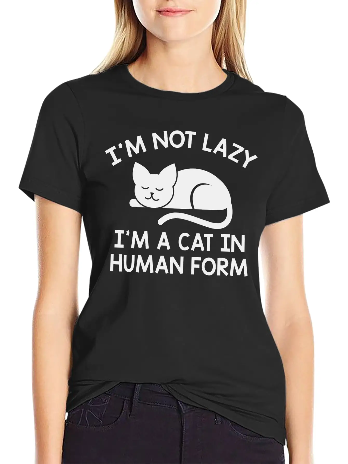 I'm Not Lazy Stylish Everyday T-Shirt – Unisex Basic Cotton Tee