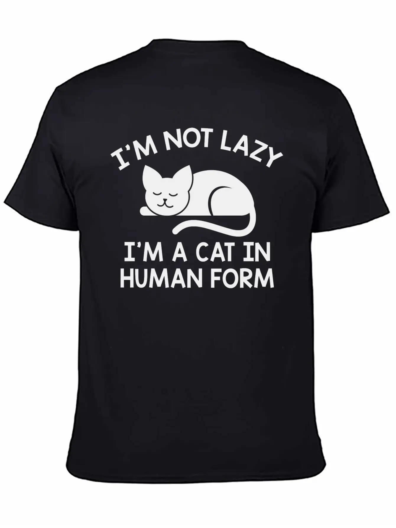 I'm Not Lazy Stylish Everyday T-Shirt – Unisex Basic Cotton Tee