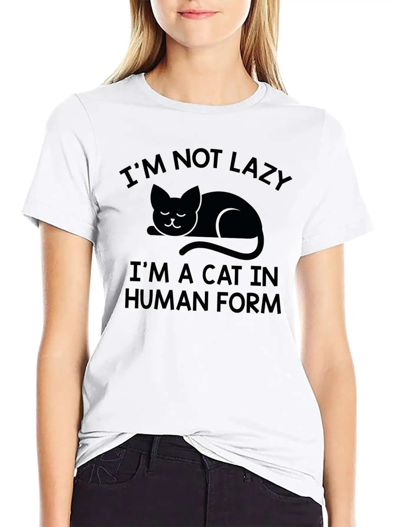 I'm Not Lazy Stylish Everyday T-Shirt – Unisex Basic Cotton Tee
