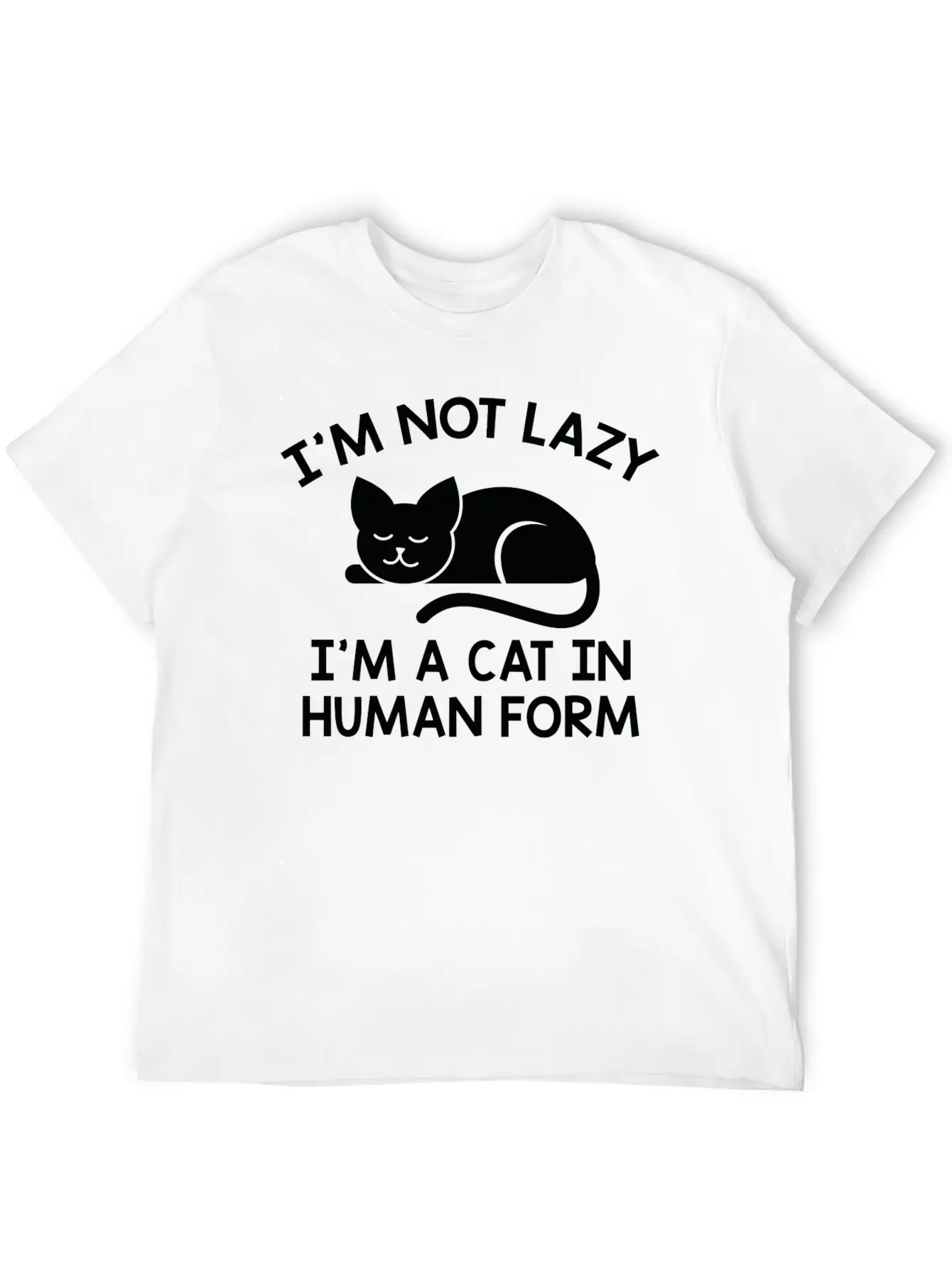 I'm Not Lazy Stylish Everyday T-Shirt – Unisex Basic Cotton Tee
