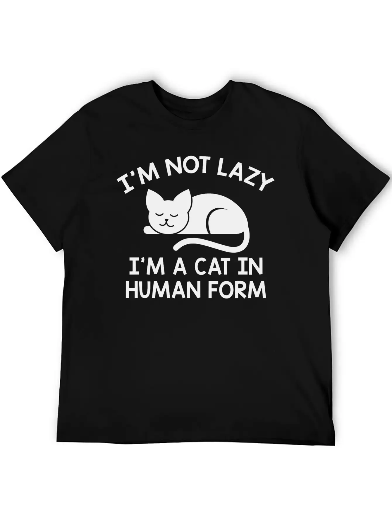 I'm Not Lazy Stylish Everyday T-Shirt – Unisex Basic Cotton Tee