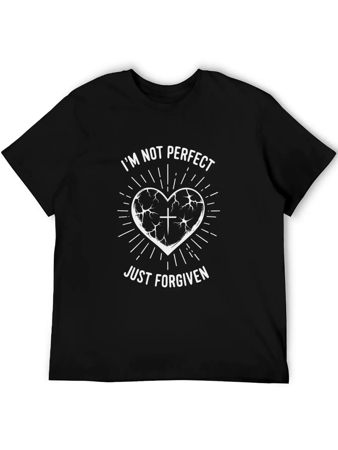 I'm Not Perfect Just Forgiven Stylish Everyday T-Shirt – Unisex Basic Cotton Tee