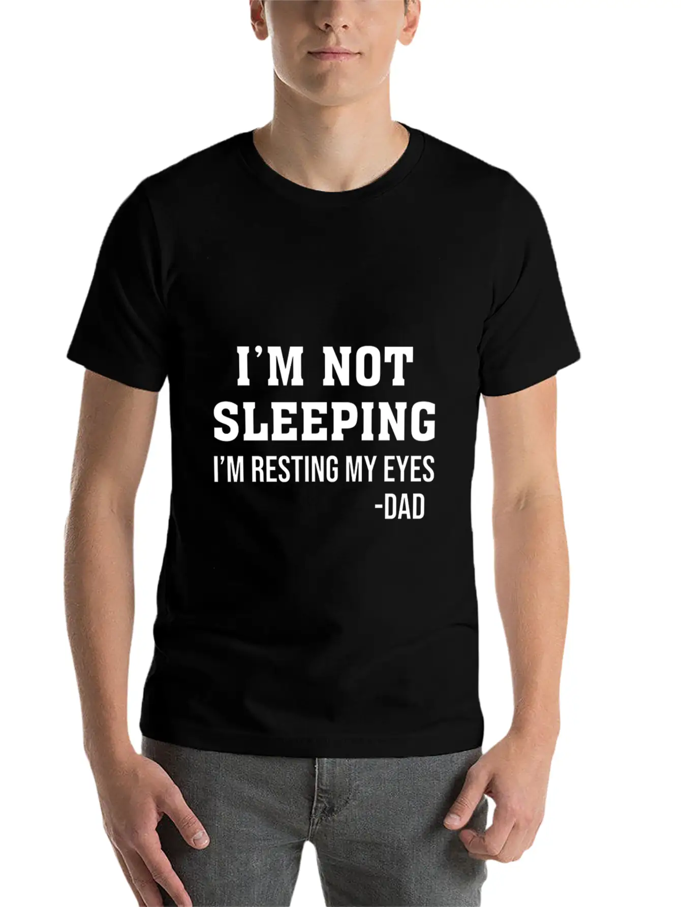 Im Not Sleeping Im Resting My Eyes T Shirti M Not Timeless Short Sleeve Tee – Comfy And Minimalist Design